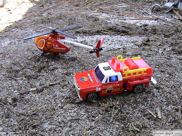 Car helicoptere miniature photo