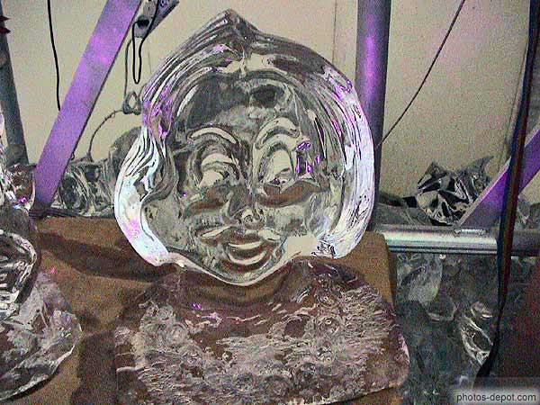Visage ice photo