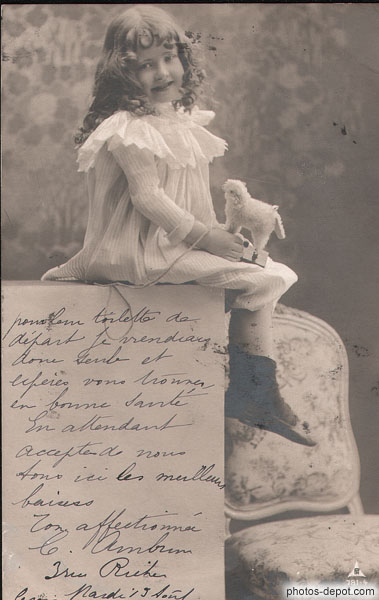 Girlie sheep 1907 photo