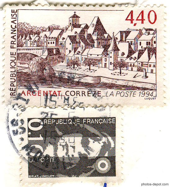 Stamp Argentat Correze photo