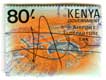 Timbre Kenya airport departure tax 80 / Afrique, Kenya