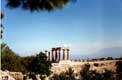 Temple dominant la vall�e / Grece