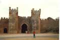 Porte fortifie, apoge de l'art mrinide du XIVe,  sultan mrinide Aboul Hassan, ncropole de Chellah construite sur le lieu de l'antique cit romaine de Sala