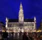 H�tel de ville illumin� la nuit / Belgique, Bruxelles, Grand Place