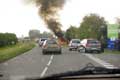 Voiture en flammes